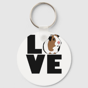 LIVE GUINEE PIG PET FUNNY SHIRT ". SLEUTELHANGER