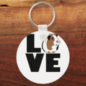 LIVE GUINEE PIG PET FUNNY SHIRT ". SLEUTELHANGER (Voorkant)