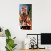 LIVE GUITARIST POSTER (Thuiskantoor)