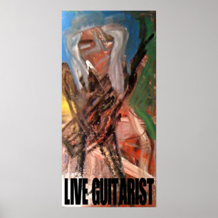 LIVE GUITARIST POSTER