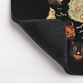 Live Halloween Pumpkin Witch Ghost Black C Muismat (Hoek)