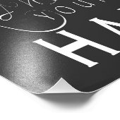 Live Happy Wedding afdrukken 6X4, 12X8 Foto Afdruk (Hoek)