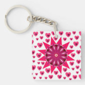 LIVE HEART VALENTIJN BIRTHDAY GIFT SLEUTELHANGER (voorkant)