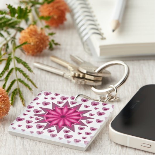 LIVE HEART VALENTIJN BIRTHDAY WEDDING GIFT SLEUTELHANGER (Voorkant Rechts)