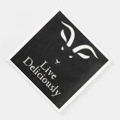 Live heerlijk diner servet (Hoek)