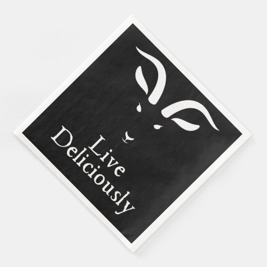 Live heerlijk diner servet (Hoek)