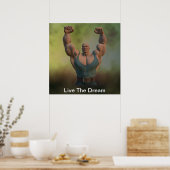 Live Het Poster Dream Weightlifter (Keuken)