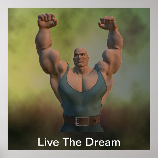 Live Het Poster Dream Weightlifter (Voorkant)