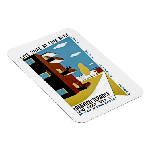 Live hier op lage huur magneet (Rechterzijde)