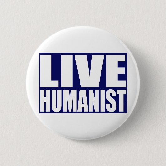 Live Humanist Ronde Button 5,7 Cm (Voorkant)