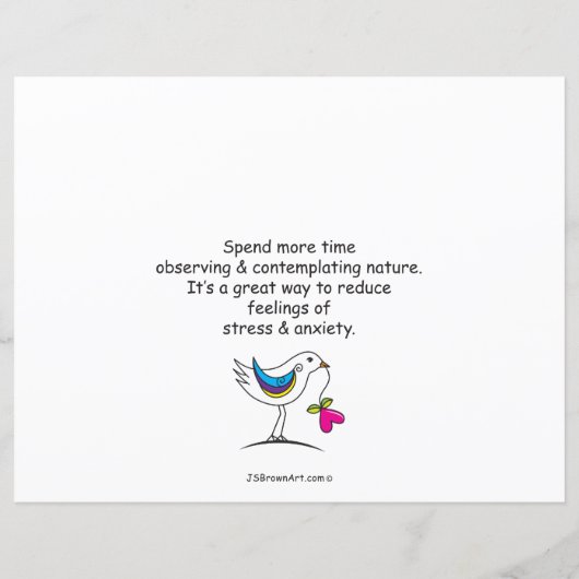 Live in Harmony_Flat Papierblad 11 x 8,5 inch (Achterkant)