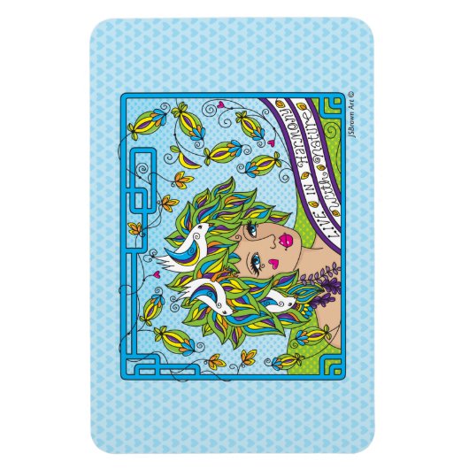 Live in Harmony_Flexible Magnet 6"x4" Magneet (Verticaal)