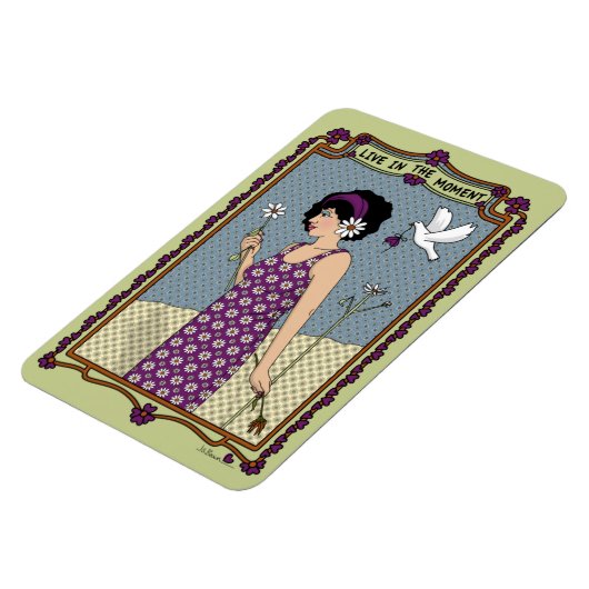 Live in momentum_A_4x6 koelkast Magnet Magneet (Linkerzijde)