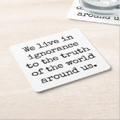 Live in Onderzetter voor onbekend papier (Schuin)