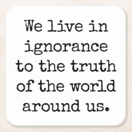 Live in Onderzetter voor onbekend papier