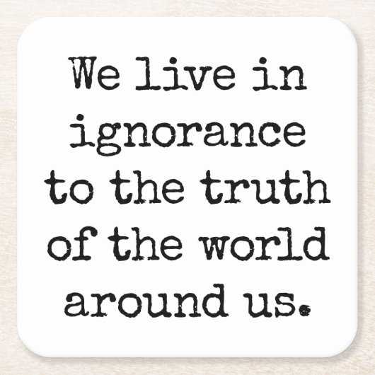 Live in Onderzetter voor onbekend papier (Voorkant)