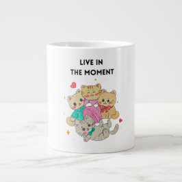 LIVE IN THE MOMENT GROTE KOFFIEKOP
