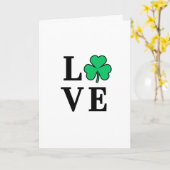 LIVE Ireland Clover Shamrock Minimal All Purpose Kaart (Gele Bloem)