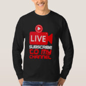 Live Irl Streaming Streamer Creator Blogger 1 T-shirt (Voorkant)