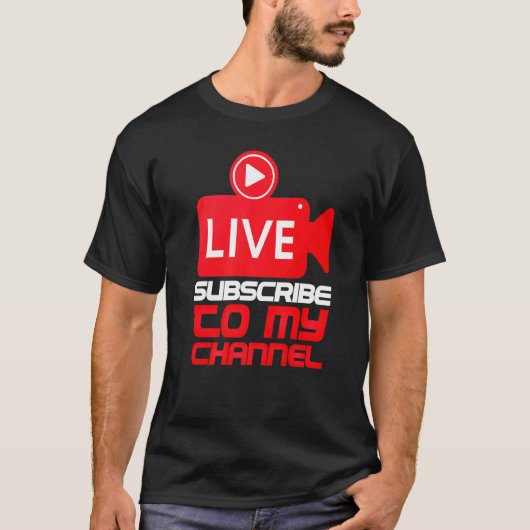 Live Irl Streaming Streamer Creator Blogger T-shirt (Voorkant)