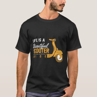 Live is een prachtige scooter rit t-shirt