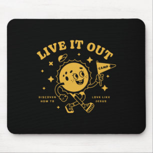 Live It Out Vbs 2025 Bijbelschool Christelijke Jeu Muismat