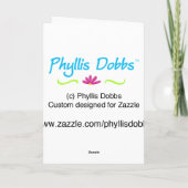 Live It Up Chick Power Wenskaart Kaart (Achterkant)