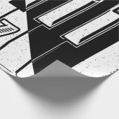 Live Jazz Calligraphy Illusion Logo Lettering met Cadeaupapier (Hoek)