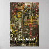 LIVE JAZZ POSTER (Voorkant)