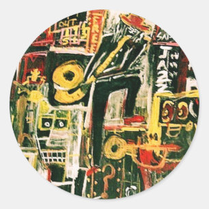 LIVE JAZZ RONDE STICKER