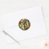 LIVE JAZZ RONDE STICKER (Envelop)