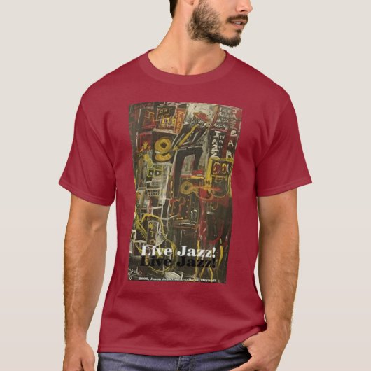 LIVE JAZZ T-SHIRT (Voorkant)