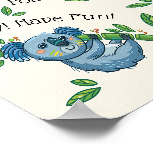 Live je beste leven poster (Hoek)