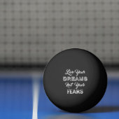 Live Je dromen aangepaste monogram ping pongballen Pingpongbal (Net)
