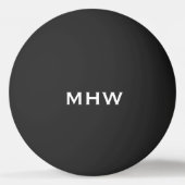 Live Je dromen aangepaste monogram ping pongballen Pingpongbal (Achterkant)