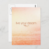 Live Je droombeeld Briefkaart (Voorkant / Achterkant)