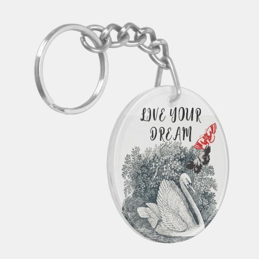 Live Je droombeeld Sleutelhanger (Voorkant Links)