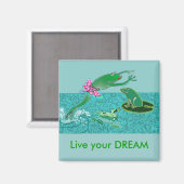 Live je droomleven magneet (Voorkant / Achterkant)