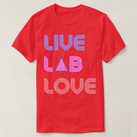 Live LAB Love 1 T-shirt (Design voorkant)