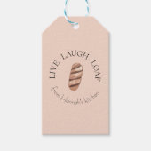 Live Lach Brood Baker's Label Cadeaulabel (Voorkant)