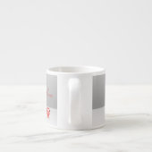 Live Lach Grote Mond Leuke Espresso Mok (Achterkant)