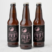 Live Lach Lesbische Raccoon Lesbische LGBTQ Pride Bier Etiket (Flessen)