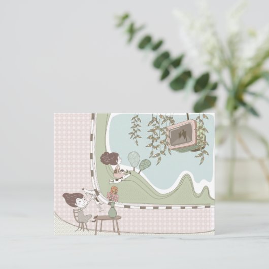 Live Lach Liefde #3 Briefkaart (Staand voorkant)