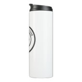 Live Lach Liefde Deze Grappige Wasbeer Thermosbeker (Geroteerd rechts)