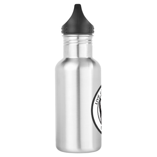 Live Lach Liefde Deze Grappige Wasbeer Waterfles (Links)