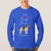 Live Lach Liefde Een Lagotto Romagnolo T-shirt (Voorkant)