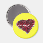 Live Lach Liefde Magneet 1 (Voorkant / Achterkant)