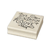 Live Lach Liefde Rubber Art Stamp Rubberstempel (Stempel)