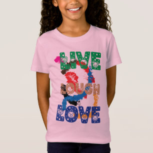 Live Lach liefde T-shirt