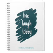 Live Lach Lobby Notitieboek (Voorkant)